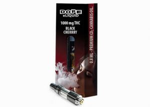 BLACK-CHERRY THC E-LIQUID 0.8MLS POTENT