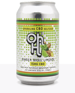 Ginger Basil Limeade Oh Hi CBD SELTZER